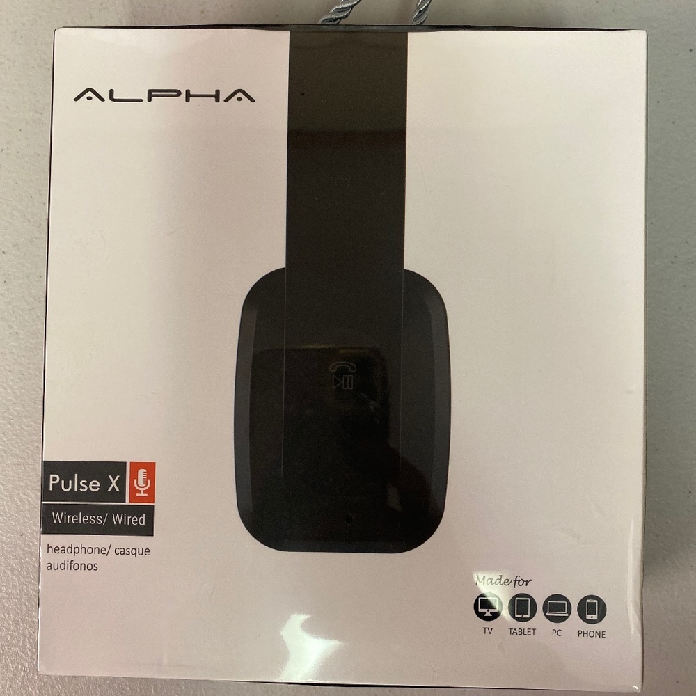 Alpha Pulse X wireless/wired headphones